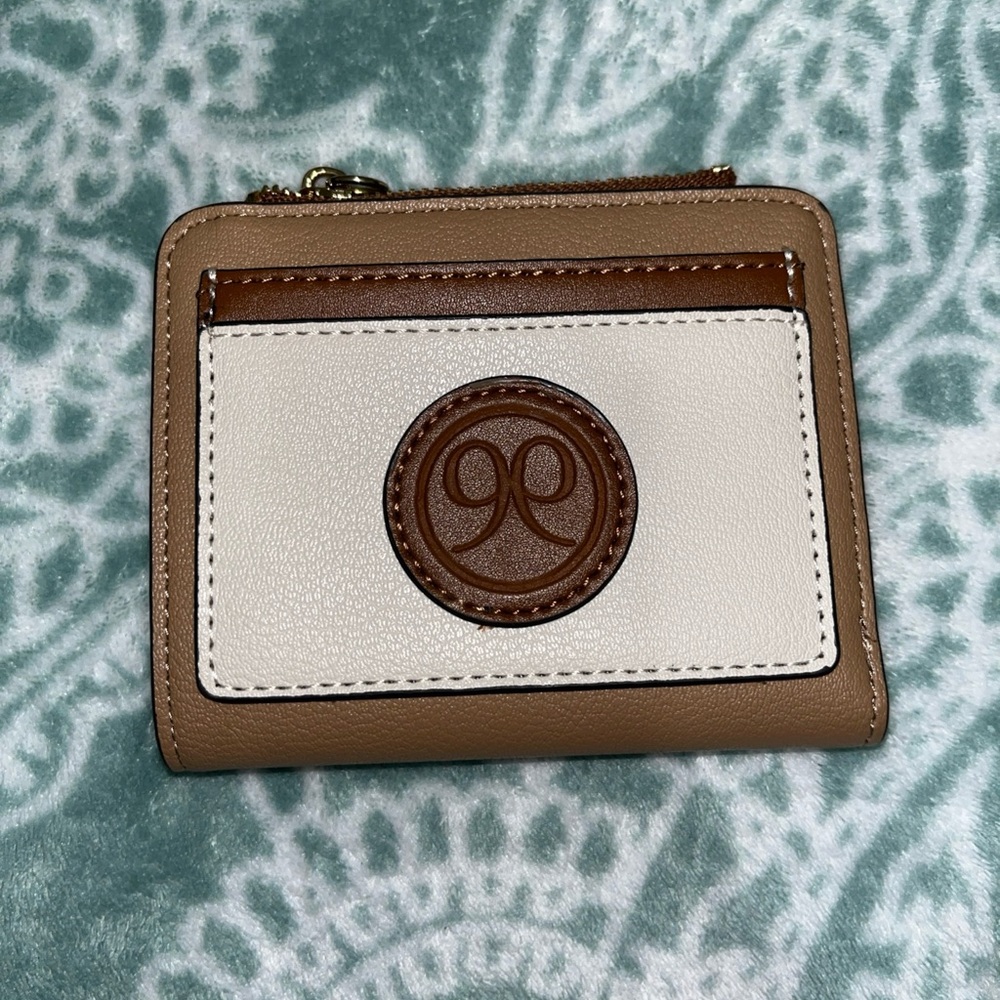 Nine West Brown and Cream Wallet